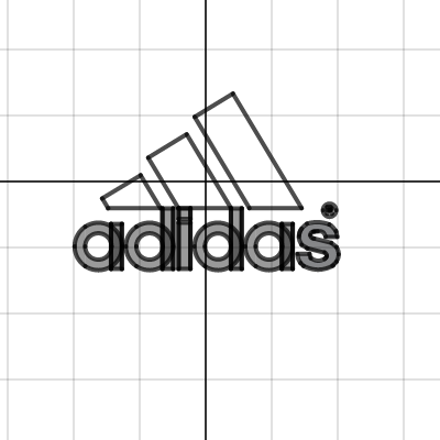 how to draw a adidas sign