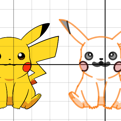 Desmos Art Pikachu