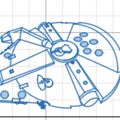 Image of millennium falcon