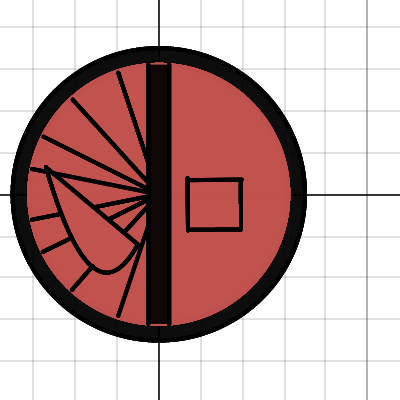 Half Spiderman Logo/Half Squarish Deadpool Logo