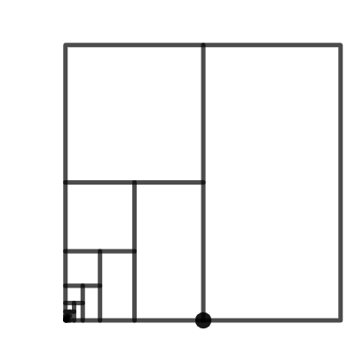 Geometric Proof of Geometric Series
